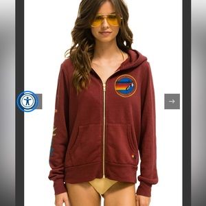Aviator Nation Claret Hoodie M